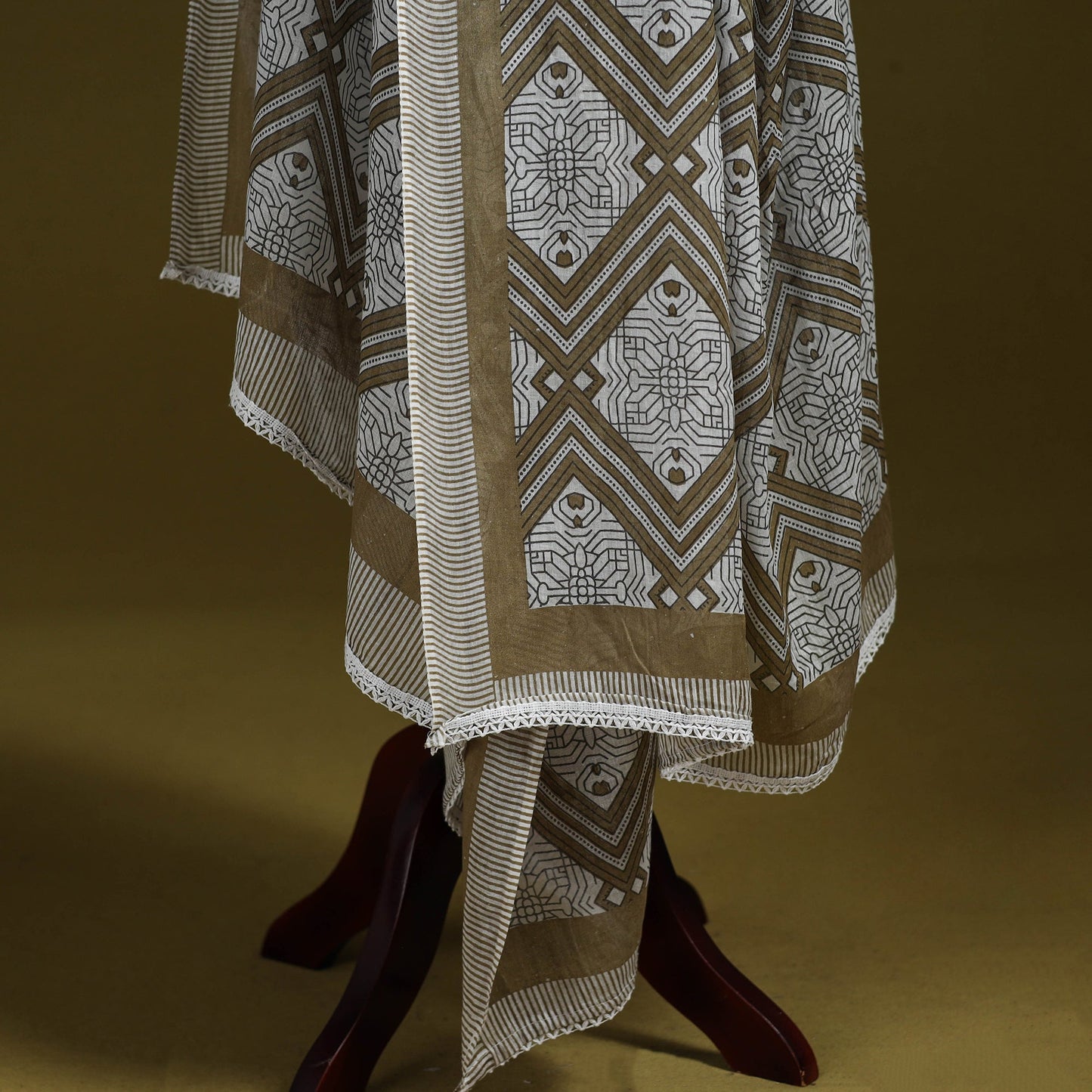 Cotton jaipur printed dupatta 44 - handcrafted