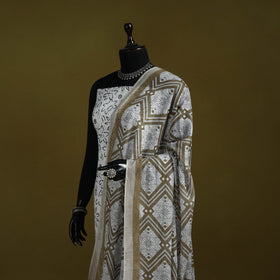 Cotton jaipur printed dupatta 44 - handcrafted