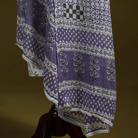 Cotton jaipur printed dupatta 46 - handcrafted