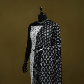 Cotton jaipur printed dupatta 48 - handcrafted