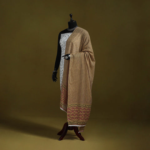 Cotton jaipur printed dupatta 50 - handcrafted