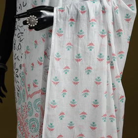 Cotton jaipur printed dupatta 51 - handcrafted