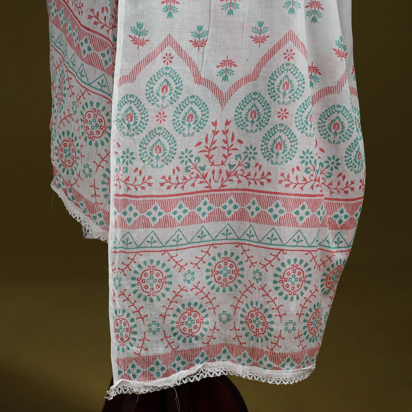 Cotton jaipur printed dupatta 51 - handcrafted