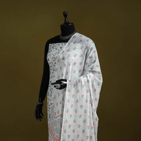 Cotton jaipur printed dupatta 51 - handcrafted