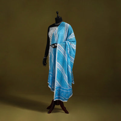 Cotton jaipur printed dupatta 52 - handcrafted