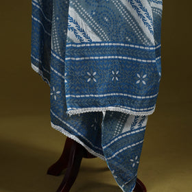 Cotton jaipur printed dupatta 53 - handcrafted