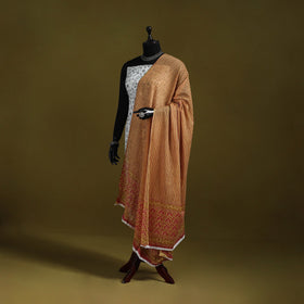 Cotton jaipur printed dupatta 55 - handcrafted