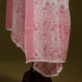 Cotton jaipur printed dupatta 59 - handcrafted