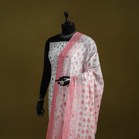 Cotton jaipur printed dupatta 59 - handcrafted