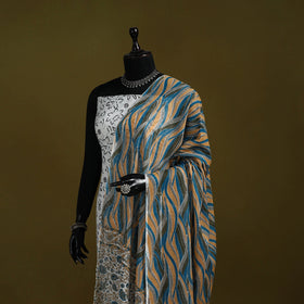 Cotton jaipur printed dupatta 61 - handcrafted