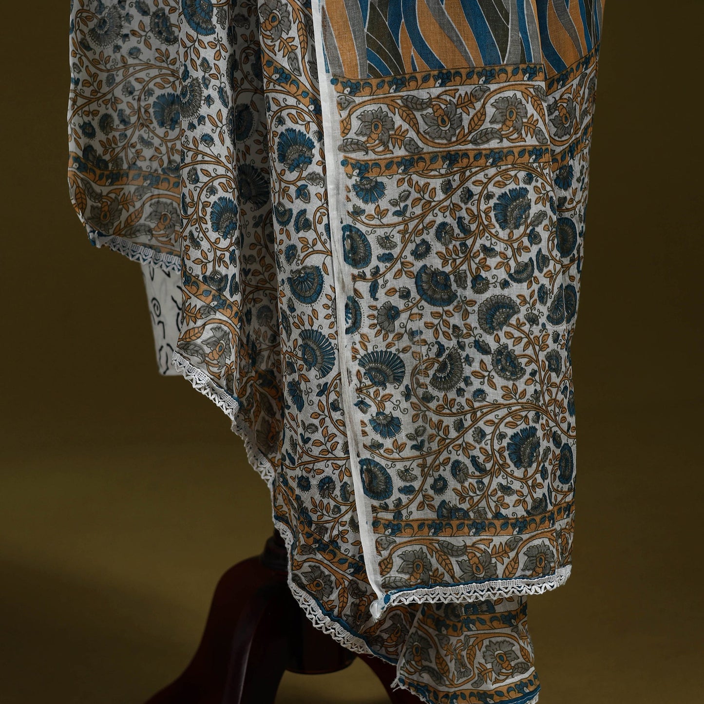 Cotton jaipur printed dupatta 61 - handcrafted