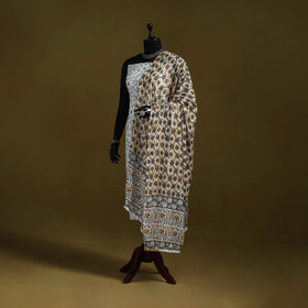 Cotton jaipur printed dupatta 63 - handcrafted