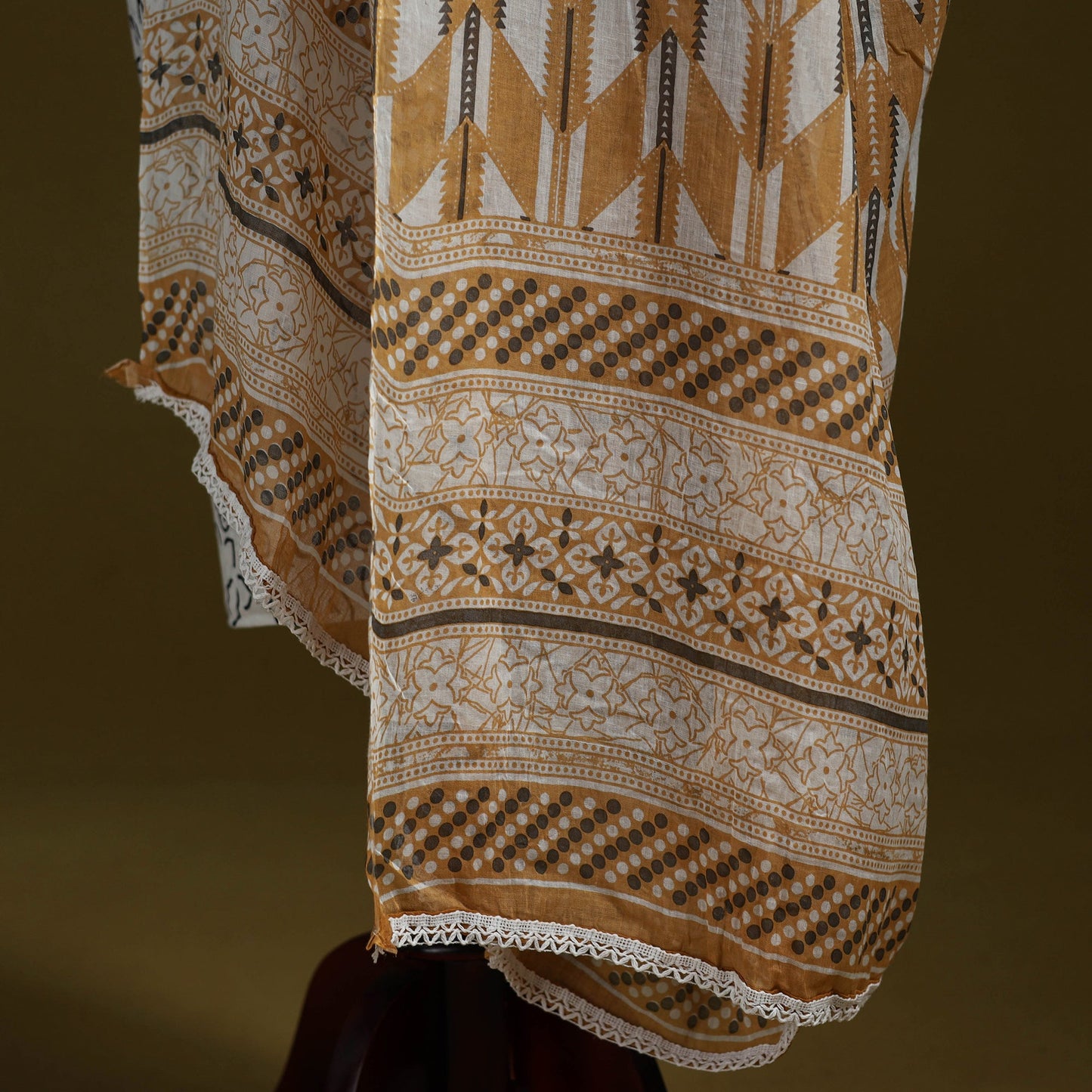 Cotton jaipur printed dupatta 64 - handcrafted