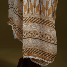 Cotton jaipur printed dupatta 64 - handcrafted