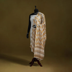 Cotton jaipur printed dupatta 64 - handcrafted