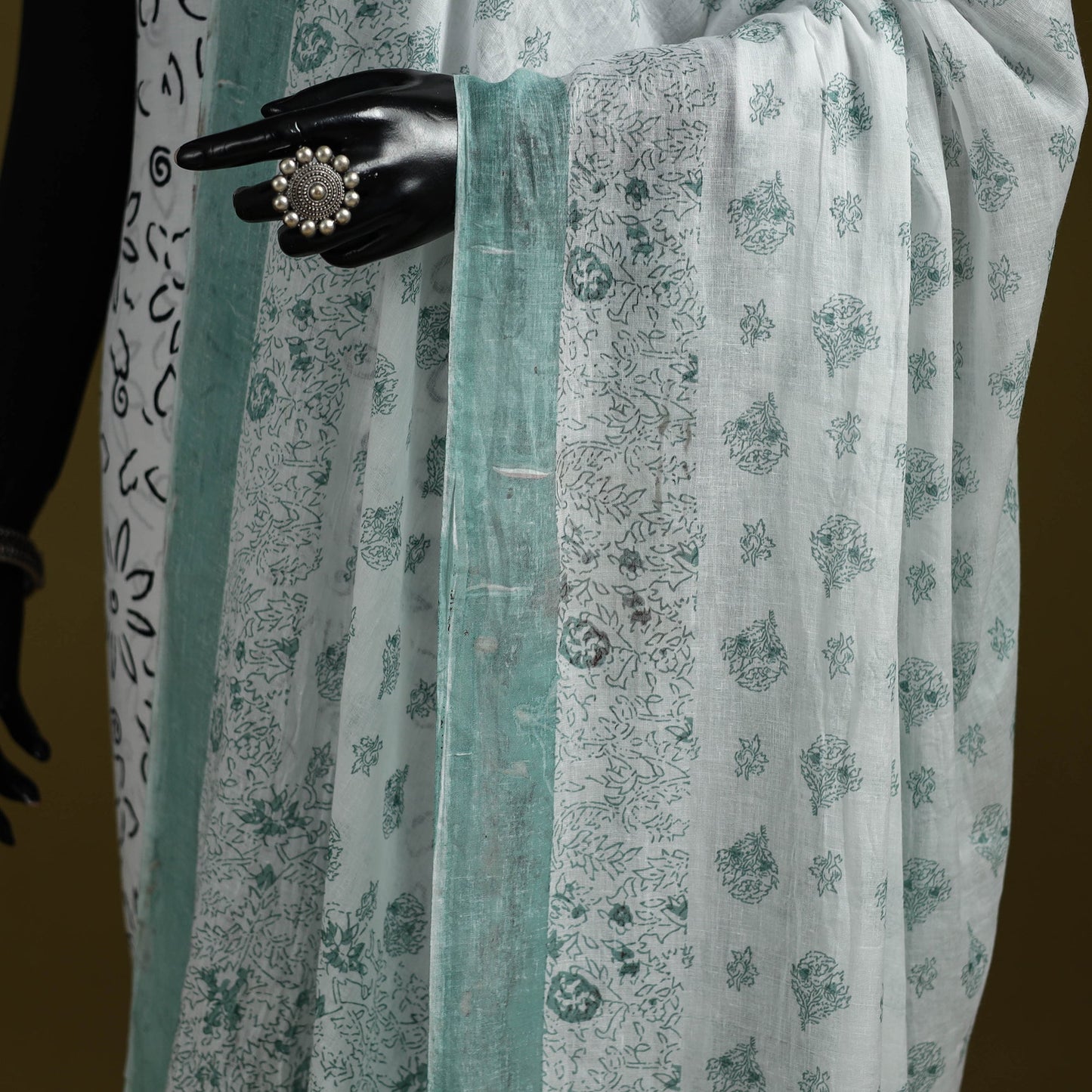 Cotton jaipur printed dupatta 65 - handcrafted