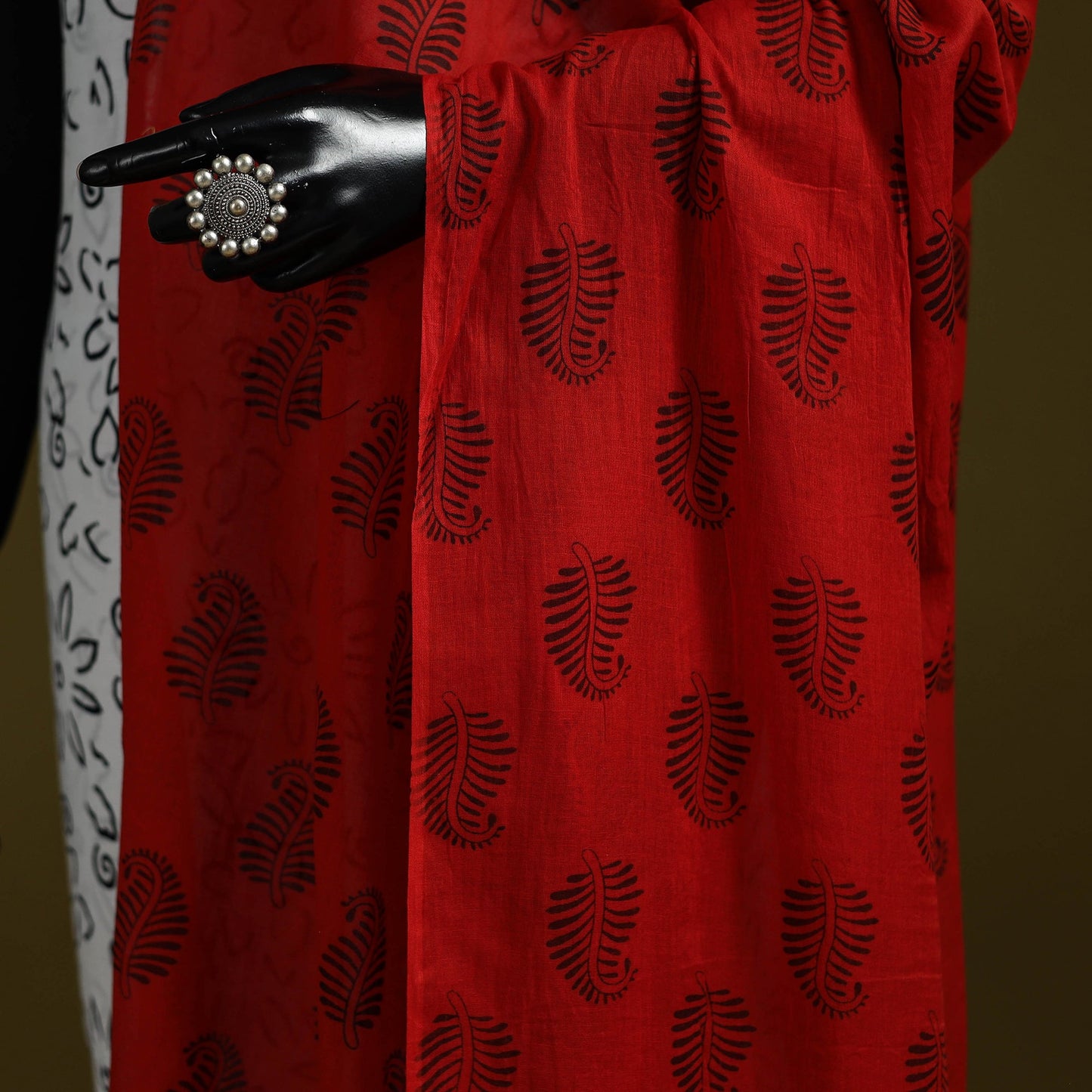 Cotton jaipur printed dupatta 66 - handcrafted