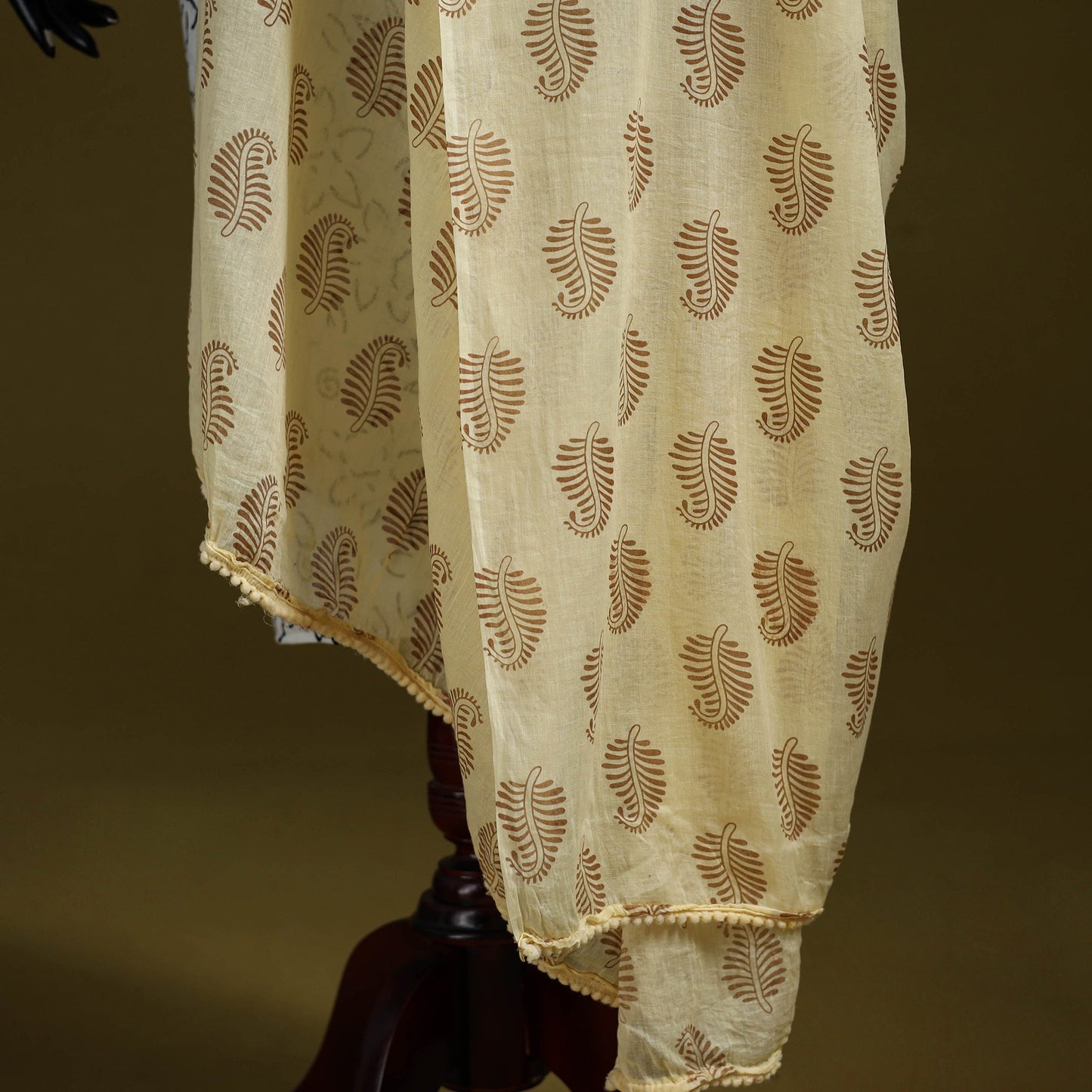 Cotton jaipur printed dupatta 72 - handcrafted