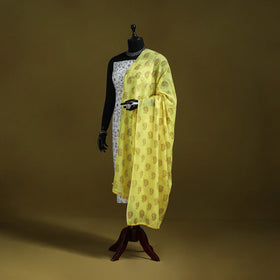 Cotton jaipur printed dupatta 73 - handcrafted