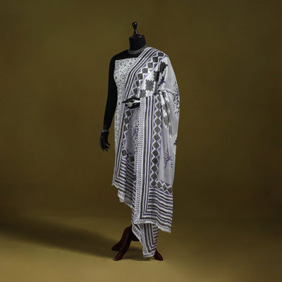 Cotton jaipur printed dupatta 75 - handcrafted