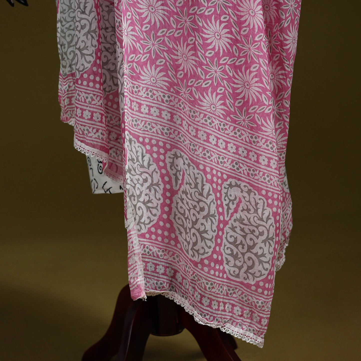 Cotton jaipur printed dupatta 76 - handcrafted