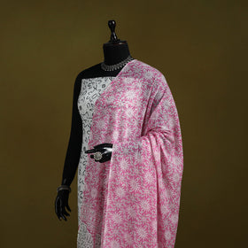 Cotton jaipur printed dupatta 76 - handcrafted