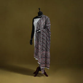 Cotton jaipur printed dupatta 77 - handcrafted