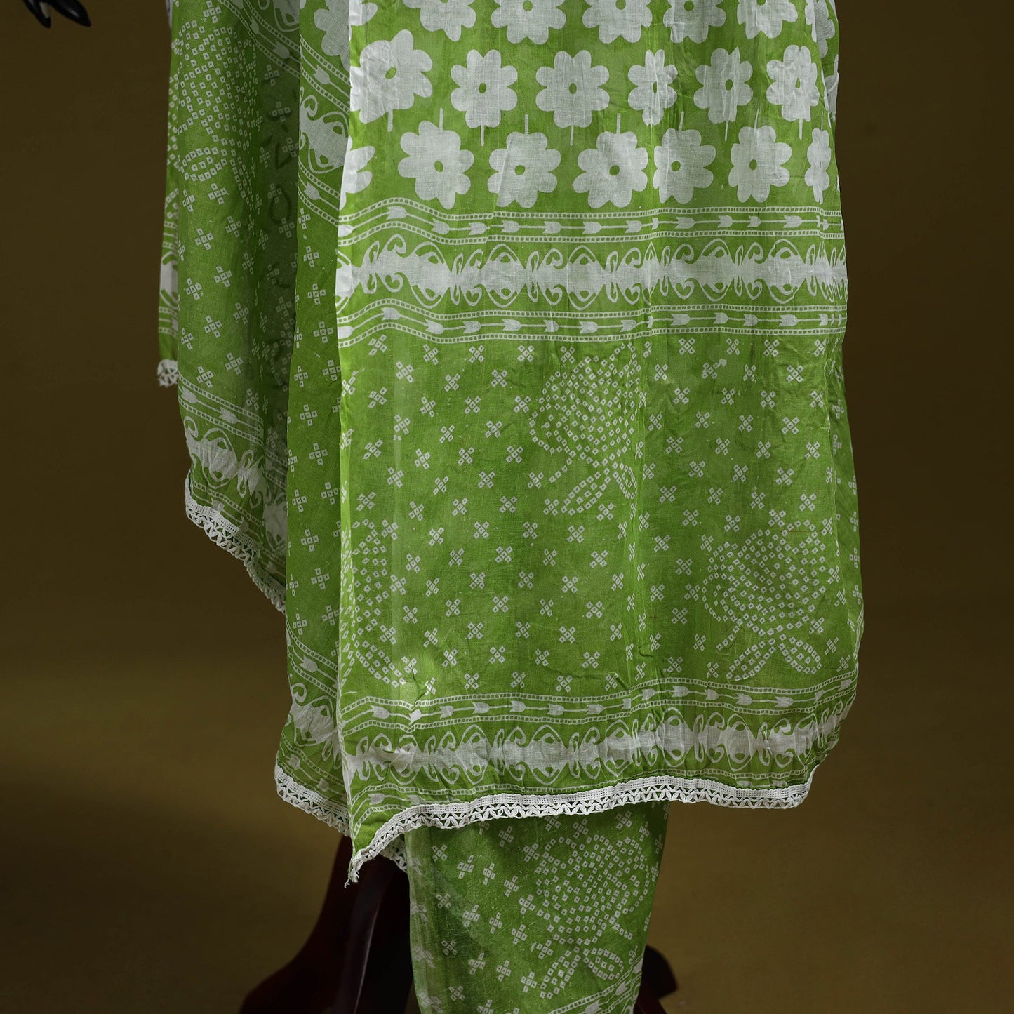 Cotton jaipur printed dupatta 80 - handcrafted