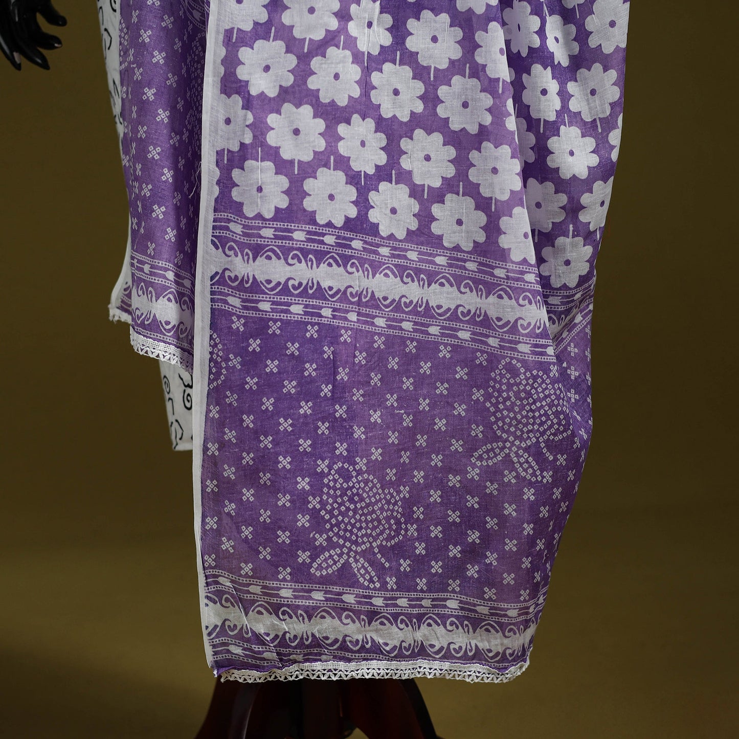 Cotton jaipur printed dupatta 82 - handcrafted