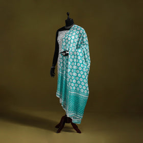 Cotton jaipur printed dupatta 83 - handcrafted