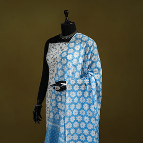 Cotton jaipur printed dupatta 84 - handcrafted