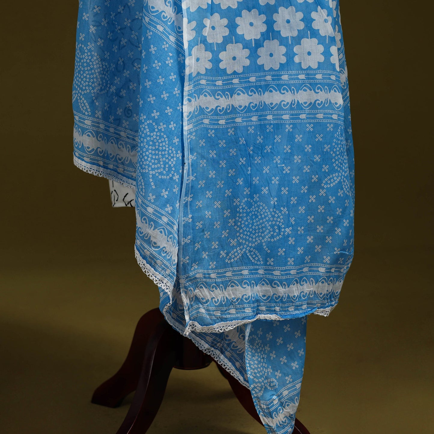Cotton jaipur printed dupatta 84 - handcrafted