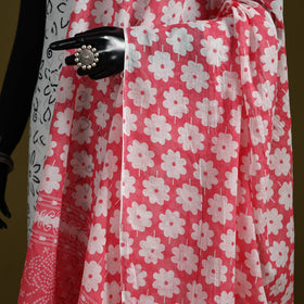 Cotton jaipur printed dupatta 87 - handcrafted