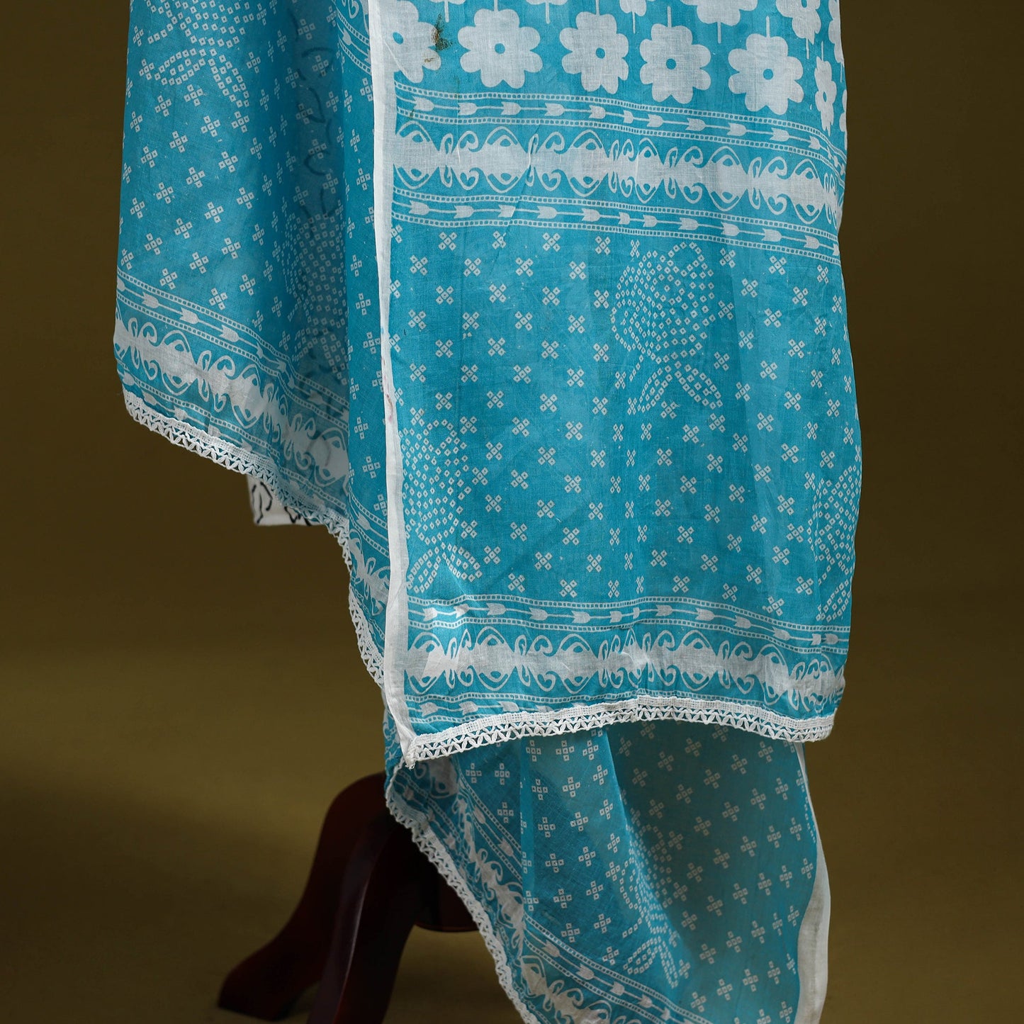 Cotton jaipur printed dupatta 88 - handcrafted