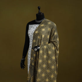 Cotton jaipur printed dupatta 90 - handcrafted