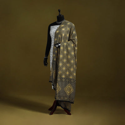 Cotton jaipur printed dupatta 90 - handcrafted