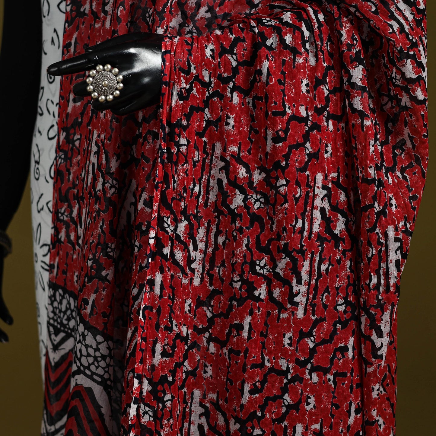 Cotton jaipur printed dupatta 91 - handcrafted