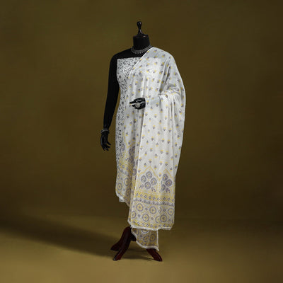 Cotton jaipur printed dupatta 93 - handcrafted