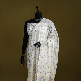 Cotton jaipur printed dupatta 93 - handcrafted