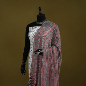 Cotton jaipur printed dupatta 94 - handcrafted