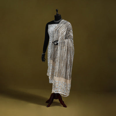 Cotton jaipur printed dupatta 96 - handcrafted