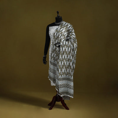 Cotton jaipur printed dupatta 97 - handcrafted