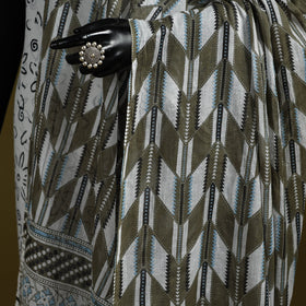 Cotton jaipur printed dupatta 97 - handcrafted