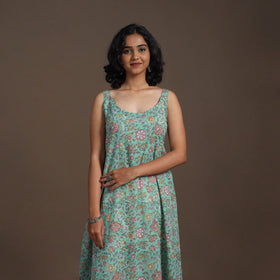 Block Print Cotton A-Line Sanganeri Kurta