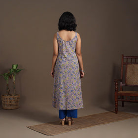 Cotton a-line sanganeri kurta 08 - handcrafted