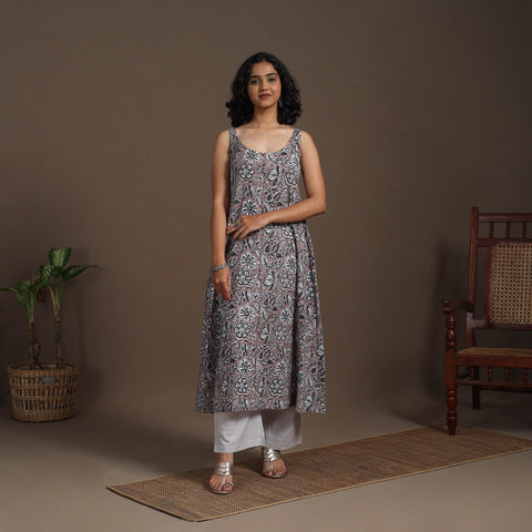 Cotton a-line sanganeri kurta 10 - handcrafted
