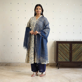 Cotton pedana kalamkari kurta set (set of 3) 04