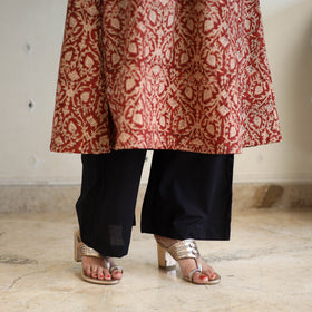 Block Print Cotton Pedana Kalamkari Kurta Set (Set of 3)