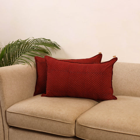 Cotton pillow covers (set of 2) 33 - handcrafted