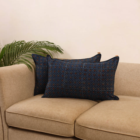 Cotton pillow covers (set of 2) 35 - handcrafted